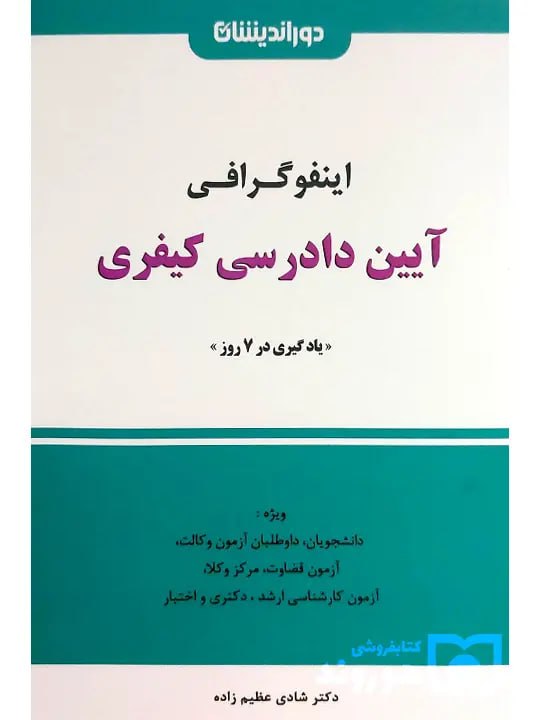 اینفوگرافی آیین دادرسی کیفری دکتر شادی عظیم‌زاده