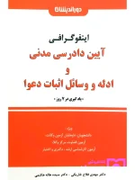 اینفوگرافی آیین دادرسی مدنی و ادله و وسائل اثبات دعوا دکتر مهدی فلاح‌خاریکی و دکتر سیده‌هاله هاشمی